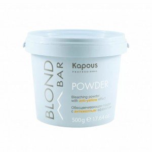 Пудра обесцвечивающая с антижелтым эффектом Kapous Professional Blond Bar 1301K